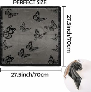 Satin Head Hair Scarf Wrap Bandana for Women Girls