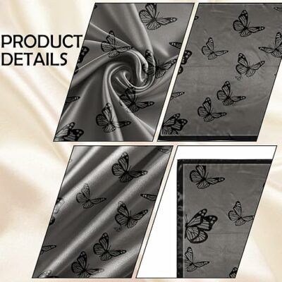 Satin Head Hair Scarf Wrap Bandana for Women Girls