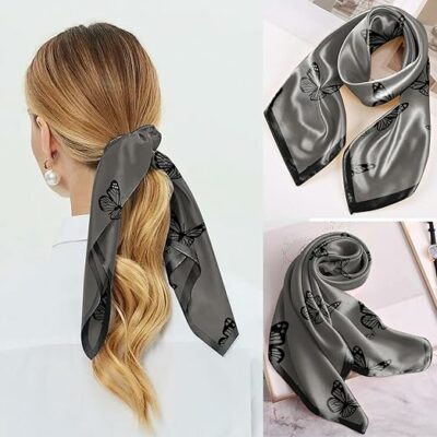 Satin Head Hair Scarf Wrap Bandana for Women Girls