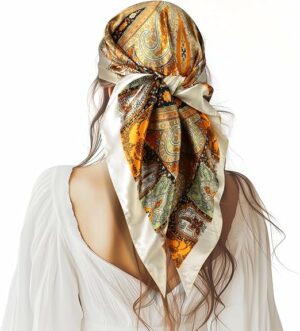 Scarf Silk Bandana Head Wraps For Women
