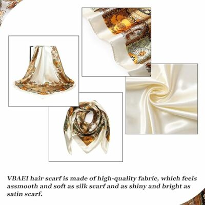Scarf Silk Bandana Head Wraps For Women
