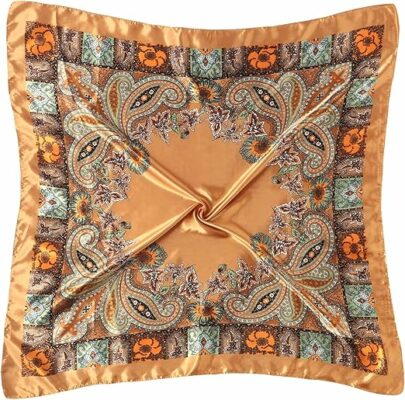 Scarf Silk Bandana Head Wraps For Women