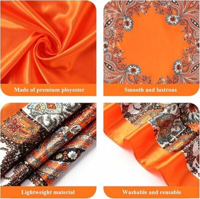 Scarf Silk Bandana Head Wraps For Women