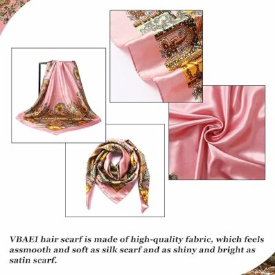 Scarf Silk Bandana Head Wraps For Women