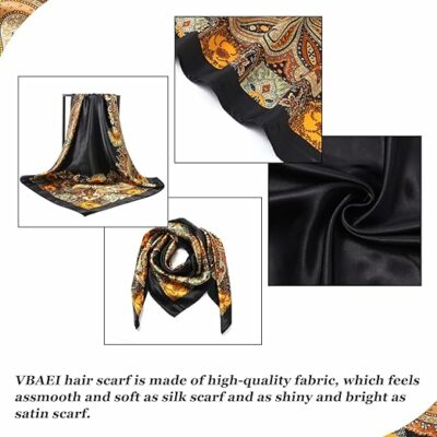 Scarf Silk Bandana Head Wraps For Women