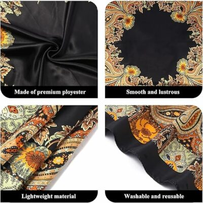 Scarf Silk Bandana Head Wraps For Women