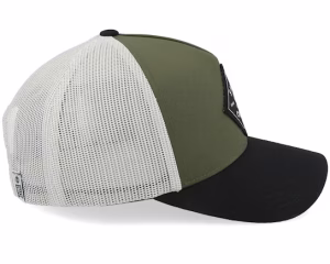 Sea Line Retro OliveBlackStone A-Frame Trucker - Salty Crew