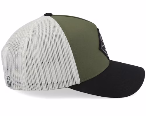 Sea Line Retro OliveBlackStone A-Frame Trucker - Salty Crew