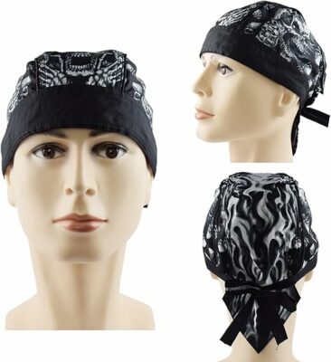 Skull Cap Headband Bandana for Men