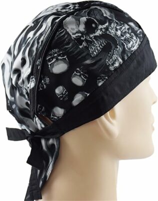 Skull Cap Headband Bandana for Men