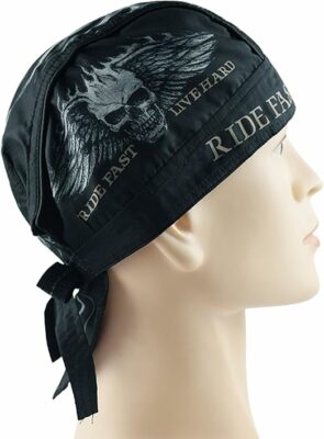 Skull Cap Headband Bandana for Men