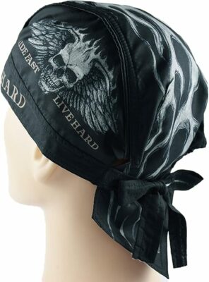 Skull Cap Headband Bandana for Men