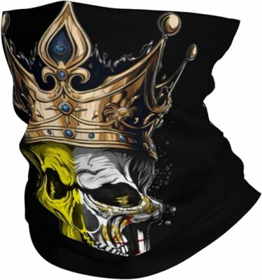 Skull Neck Gaiter Seamless Bandana for Men Women