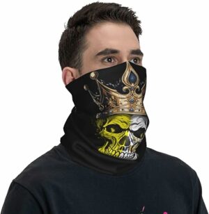 Skull Neck Gaiter Seamless Bandana for Men Women