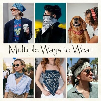 Soft Cotton Viscose Bandana for Women and Men