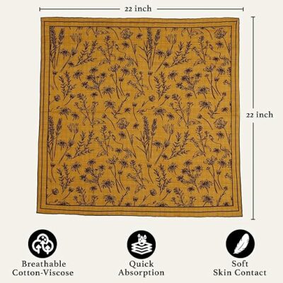 Soft Cotton Viscose Bandana for Women and Men