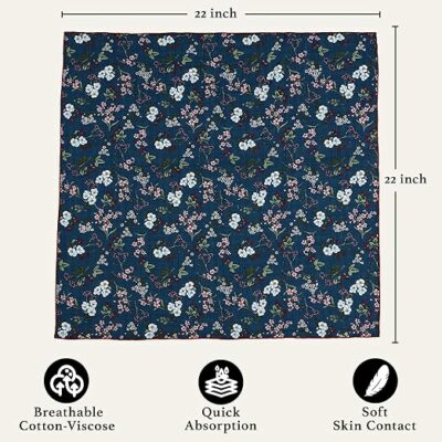 Soft Cotton Viscose Bandana for Women and Men