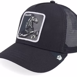 Stallion Void Black A-Frame Trucker - Goorin