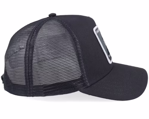 Stallion Void Black A-Frame Trucker - Goorin