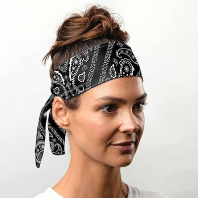 Suddora Paisley Print Bandana Headband