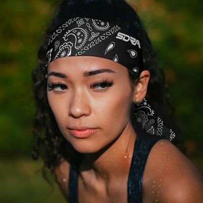Suddora Paisley Print Bandana Headband