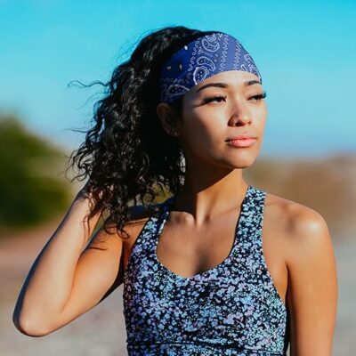Suddora Paisley Print Bandana Headband