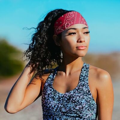 Suddora Paisley Print Bandana Headband