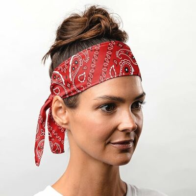 Suddora Paisley Print Bandana Headband