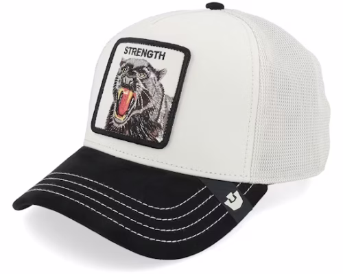 Suede Panther DigitalVoid Black A-Frame Trucker - Goorin
