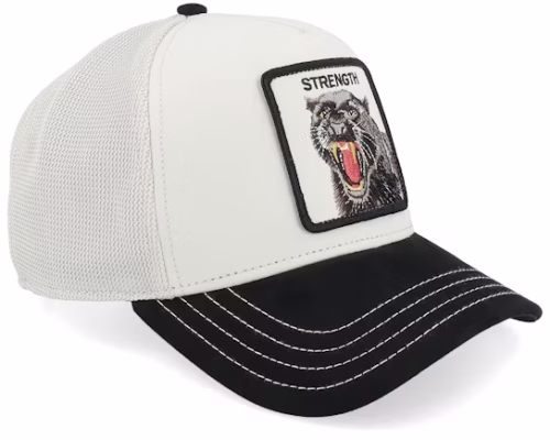Suede Panther DigitalVoid Black A-Frame Trucker - Goorin