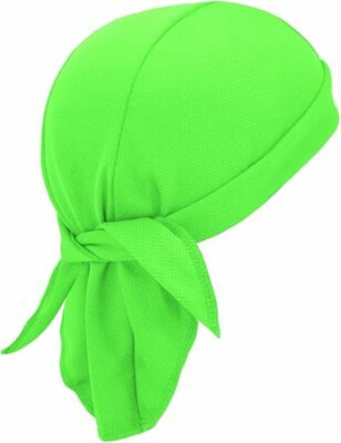 Sweat Wicking Do Rags Skull Cap Neon Green