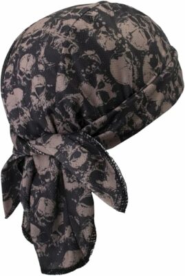 Sweat Wicking Do Rags Skull Cap Vintage Skull