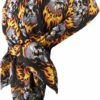 Sweat Wicking Do Rags Skull Caps Fire Skull