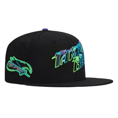 TAMPA BAY RAYS CITY LOGO PATCH WORD PINK UV HAT