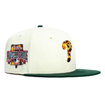 TORTOISE SHELL PHILADELPHIA PHILLIES 1996 ALL STAR GAME PATCH HAT