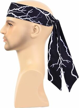 TWAYFEL Lightning Headband Bandana for Men and Women