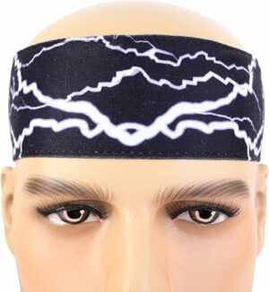 TWAYFEL Lightning Headband Bandana for Men and Women