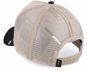 The Mustang Seasonal Core TaupeBlack A-Frame Trucker - Goorin Bros