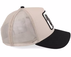 The Mustang Seasonal Core TaupeBlack A-Frame Trucker - Goorin Bros