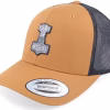 Tors Hammer 1 Mjölner CaramelBlack Trucker - Vikings