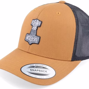 Tors Hammer 1 Mjölner CaramelBlack Trucker - Vikings