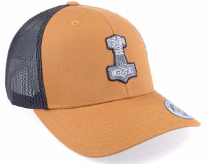 Tors Hammer 1 Mjölner CaramelBlack Trucker - Vikings
