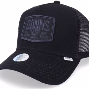 Trucker Hft Hippy Canvas Black - Djinns