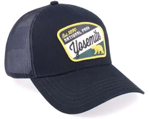 Yosemite Valin Black Trucker - American Needle