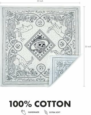 bandana 100% extra fine cotton handkerchief for men and women