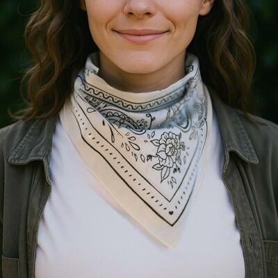 bandana 100% extra fine cotton handkerchief for men and women