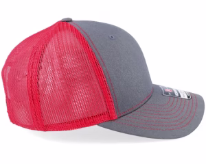 112 Split CharcoalRed Trucker - Richardson