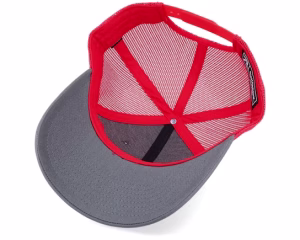 112 Split CharcoalRed Trucker - Richardson