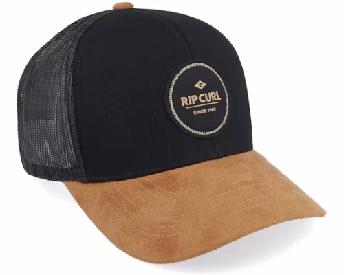 Routine Curve Black/Tan Trucker - Rip Curl