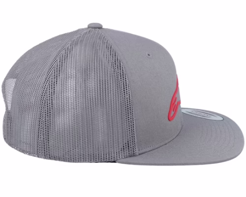 3d Ageless Hat GreyRed Trucker - Alpinestars